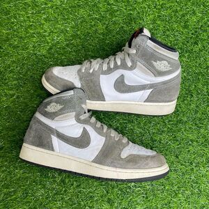 Air Jordan 1 Retro High OG Washed Black Size Kid's 6.5Y